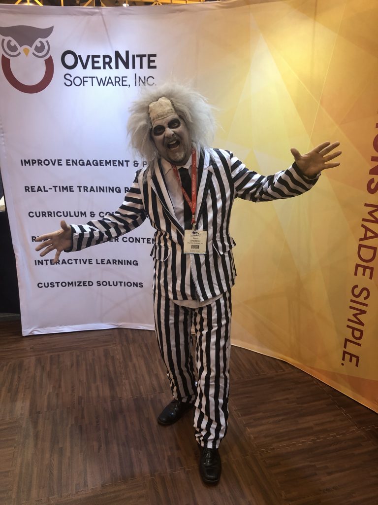 OSI Sales Manager Kevin Snedecor posing at Clean Gulf 2019