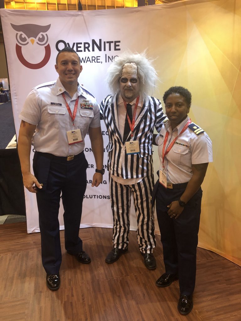 OSI Sales Manager Kevin Snedecor posing at Clean Gulf 2019