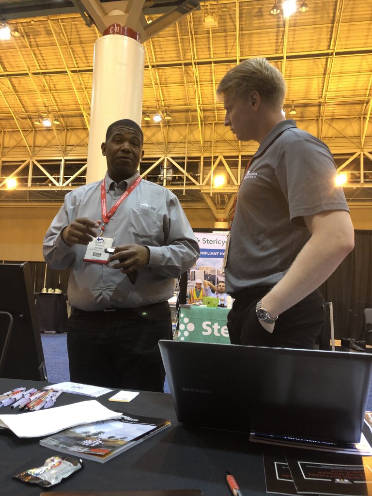 OSI Sales Representative Elliot Rowe at Clean Gulf 2019